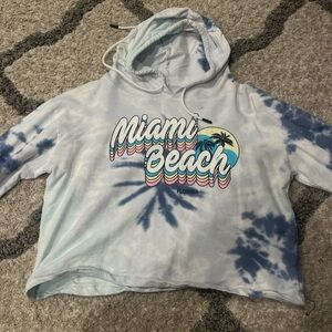 Miami Beach Tie-Dye Hoodie